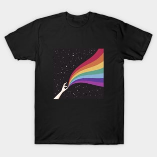 Hand and rainbow T-Shirt